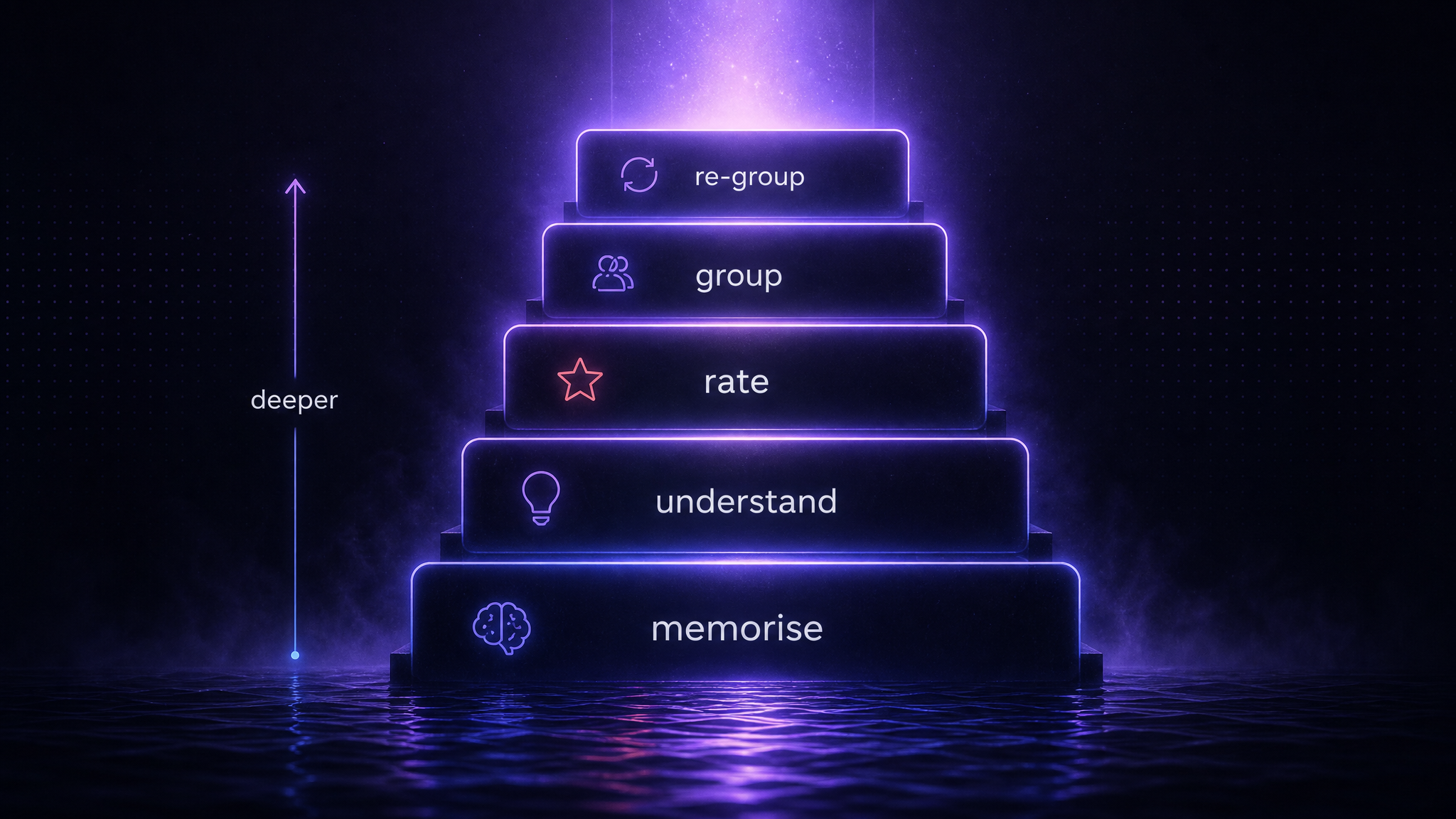 The five levels of processing